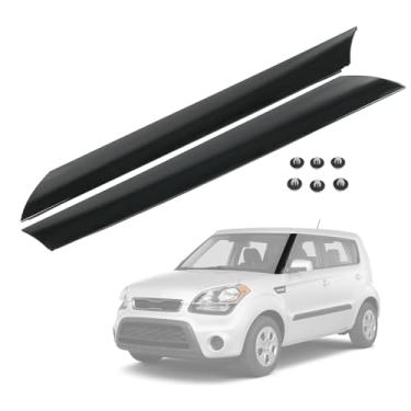 Imagem de Kit de acabamento de moldagem de para-brisa A-Pillar de substituição para Kia Soul 2010 2011 2012 2013 (esquerda e direita) 86180-2K500,86170-2K500-2K500