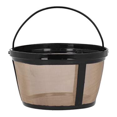 Imagem de Filtro de café Reutilizável, Filtro de Máquina café Em Aço Inoxidável, Design Fácil Limpar, Manusear, Boa Permeabilidade à água, Filtração Eficiente Com Compatibilidade para Máquinas