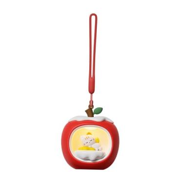 Imagem de KiBcsLic Lâmpada noturna Fruit House Sleeping Night com brilho ajustável, lâmpada prática para berçário, luz noturna para hotel de fazenda, Gato