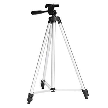 Imagem de SUNESA Suporte de projetor telescópico portátil tripé para câmera de projetor 1,2 m/1,5 m liga de alumínio antiderrapante leve interface universal 6 mm, suporte para projetor em 2 cores (cor: 50 a 150