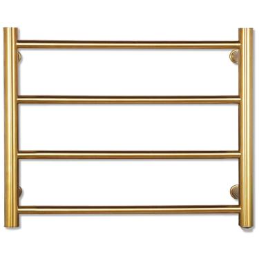 Imagem de Aquecedor de Toalhas Dourado, Rack de Toalhas Elétrico para Banheiro, Montagem na Parede, Mantém as Toalhas do Banho Aquecidas,XBVV.