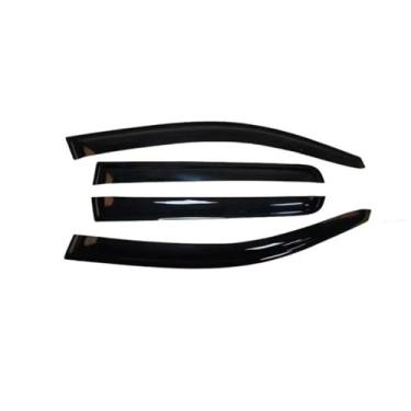 Imagem de GRJQRKHZ Defletor de janela lateral de carro para C&itroen C5 Sedan 2010-2019 Weathershied viseira de porta vento sol proteção chuva janela lateral defletores de vento