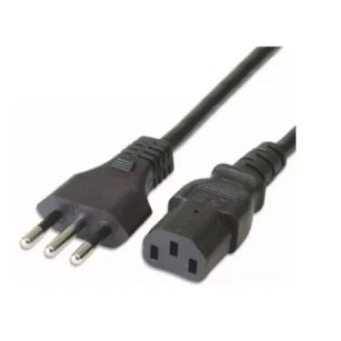 Imagem de Cabo de alimentação para PC de 1,8 m com cobre 220V-250V 10A preto