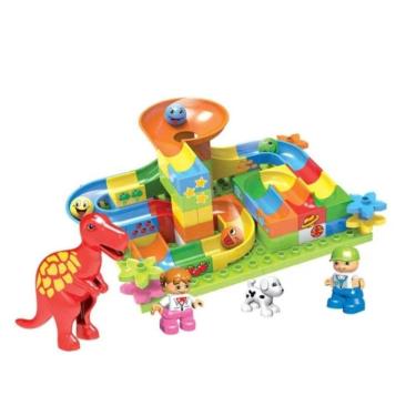 Imagem de Brinquedo deslizante Block Construction compatível com Lego Duplo, 72 unidades