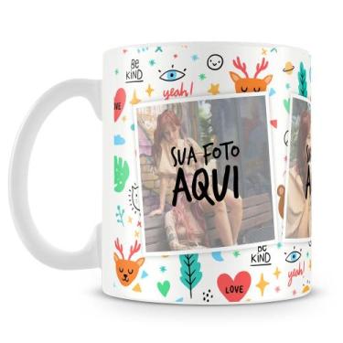 Imagem de Caneca Personalizada Bichinhos com 3 Fotos para Presentear - Amo Canec
