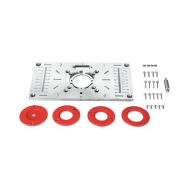 Imagem de Placa De Inserção Para Mesa De Router De Alumínio Multifuncional Para 