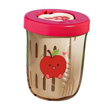 Imagem de Bothyi Recipiente para armazenar salada de frutas com cesto escorredor com alça, reutilizável, com tampas e garfo. Ideal para viagens, Style C