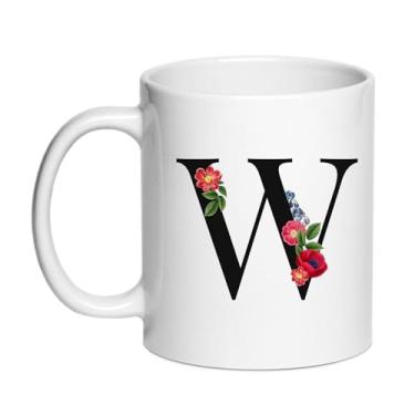 Imagem de SIUNY Canecas de café personalizadas W Gifts - Novidade monograma presente xícara de chá para mulheres, presente de aniversário de Natal para sua esposa, dia da mãe, avó, namorada, amizade, noiva dama