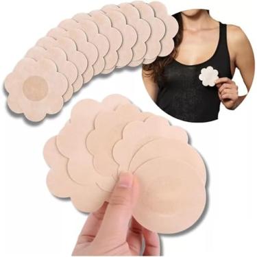 Imagem de Kit 50 Adesivos Protetores de Mamilo Adesivos, Protetor de Seios e Bicos Minimalistas, Conforto, Discrição, Segurança para o Dia a Dia com Conforto e Naturalidade - Premium