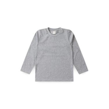 Imagem de Camiseta Inverno Menino Mescla Manga Longa em Meia Malha - Molekada, 4