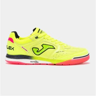 Imagem de Chuteira Joma Futsal Top Flex Rebound Fluor Profissional, Amarelo