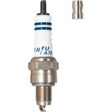 Imagem de TORCH Substituição da vela de ignição do terminal de parafuso Iridium A7RIU+ para NGK 7544/CR7HIX 4549/CR7HSA 4629/C7HSA, para A7RTC A7TC A7RC, para Denso 4008/U22FSR-U 5383/IUF22, para Bosch UR3AS