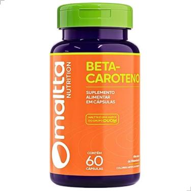 Imagem de Frasco Betacaroteno Suplemento Alimentar Natural Óleo de Cenoura Vitam