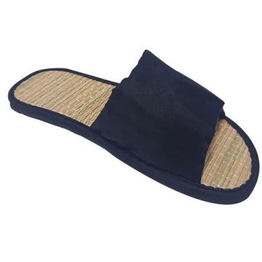 Imagem de Chinelo Pantufa De Palha Confortável Relaxante Oriental, 37/38