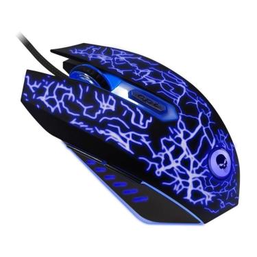Imagem de Mouse Gamer Rgb Light Usb 2400 Dpi 6 Botões Com Cabo 1,5 Metros Bright