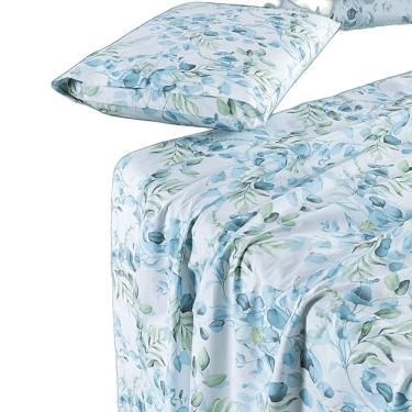 Imagem de Jogo De Cama Lençol Casal Sensuale Percale 200 Fios 4 Peças - Forest - 80% Algodão, 20% Poliéster