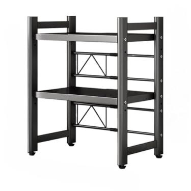 Imagem de Prateleira De Armazenamento Para Cozinha | Suporte AjustáVel Para Micro-Ondas(3 camadas)