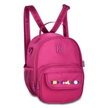 Imagem de Lancheira Térmica de Costas e Transversal 2 em 1 Rebeca Bonbon Beaded Fun RB (Rosa)