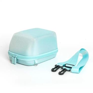 Imagem de Tangxi Caso para PolaroidGo/Now/Now+/OneStep 2 Câmera Instantânea, Tampa de Proteção de Proteção Dura Transportando Bolsa de Armazenamento Com Alça Ajustável e Bolso de Malha (Azul)