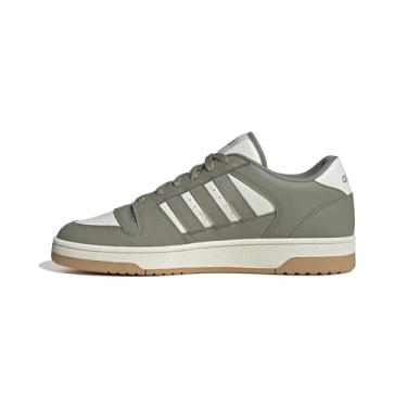 Imagem de adidas Tênis de basquete masculino Turnaround, Pedra prateada/pedrinha prateada/branco giz, 40