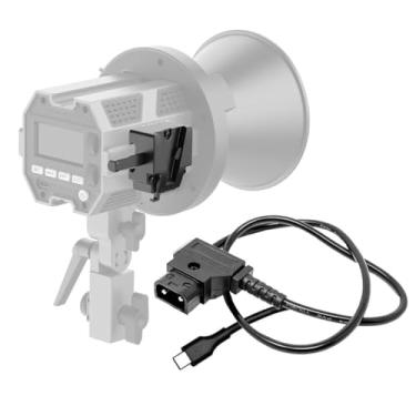 Imagem de Colbor Adaptador para V-mount e Cabo D-Tap para Type-C. Compativel Serie- CL60M, CL60R e CL100X