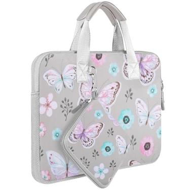 Imagem de Capa elástica para laptop de 11,6 12,9 e 13 polegadas com bolsa pequena compatível com MacBook Air de 13 polegadas M4/M3/M2/M1, Mac Pro M2/M1, iPad 13 12,9, XPS 13 e a maioria dos notebooks de 11,6