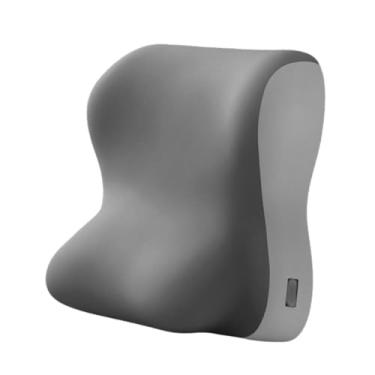 Imagem de WeiLaiKeQi Travesseiro de apoio lombar, travesseiro relaxante para decúbito ventral, multifuncional, almofada para pernas, almofada de apoio para costas de, Cinza Escuro