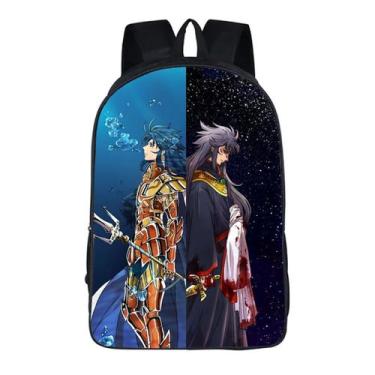 Imagem de Mochila escolar Saints Seiyas Anime para crianças - yiweisai