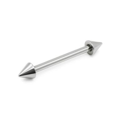 Imagem de Piercing Reto Microbell 1.2mm Aço Cirúrgico Spike - M2 Piercing, 14mm