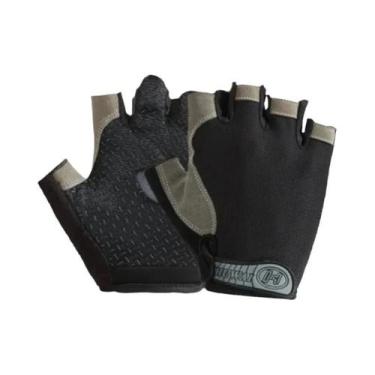 Imagem de Luvas De Academia Sem Dedos Antiderrapantes E Respiráveis, Absorção De