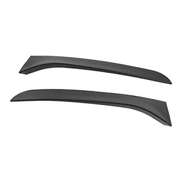 Imagem de aqxreight 2PCS Janela Traseira Spoiler Lateral Asa de Carbono Substituição de Fibra de Carbono para B7 Wagon 2011-2015 Vagão 2011 Janela Traseira Lateral Spoilerrear Wingrear Canardrear Lado