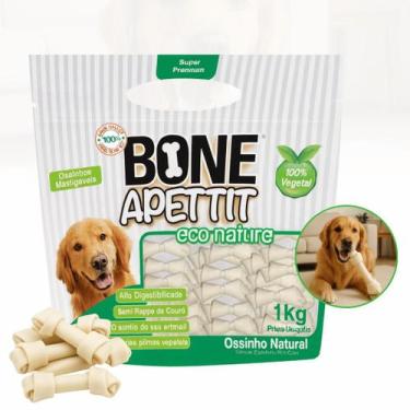 Imagem de Petisco Cachorro Osso Nó Vegetal Boneapettit 7x8 Gigante 1kg - Bone Ap