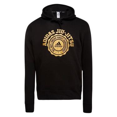 Imagem de BLUSA DE MOLETOM ADIDAS GENERIC BJJ COM CAPUZ - MASCULINO-Masculino
