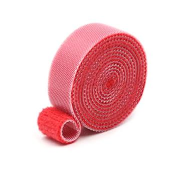 Imagem de Abraçadeiras reutilizáveis, organizador de cabos para eletrônicos, gerenciamento de fios, fone de ouvido e suporte de cabos de computador