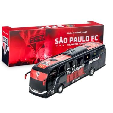 Imagem de Miniatura Ônibus São Paulo FC Réplica Tricolor do Morumbi Usual Brinquedos