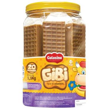 Imagem de DOCE PACOCA LISA GIBI com 20unidades 1,1KG GULOSINA