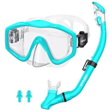 Imagem de Conjunto de equipamentos de mergulho HiiPeak para crianças de 6 a 14 a