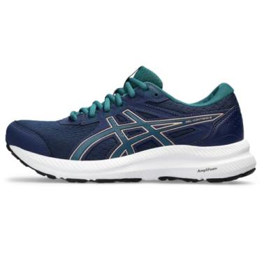 Imagem de ASICS Tênis de corrida feminino Gel-Contend 8, Expansão azul/azul-petróleo rico, 35