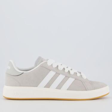 Imagem de Tenis Adidas Grand Court Base Suede Cinza, 40