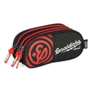 Imagem de Estojo escolar triplo by enaldinho vermelho luxcel - UP4YOU, P, Vermel