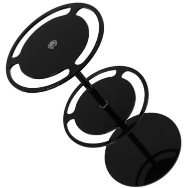 Imagem de 2 lojinhas rack de armazenamento de sol, suporte de armazenamento de sol acrílico organizador de armazenamento de sol, suporte de armazenamento de armazenamento de sol para até 24 pares (black)