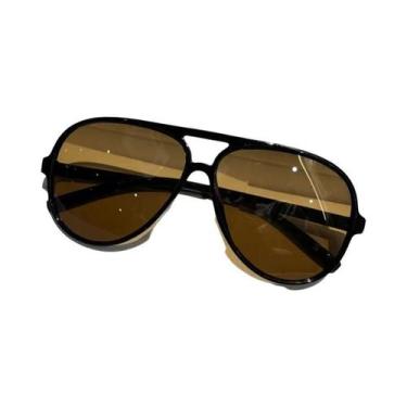 Imagem de Óculos De Sol Unissex Estilo Piloto Com Proteção UV, Óculos Redondos P