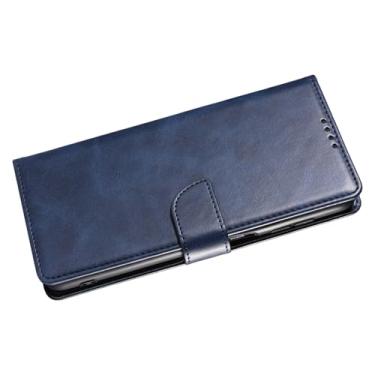 Imagem de Fabater Capa Carteira para Telefone S25 Ultra à Prova de Choque Com Suporte para Cartão para Mulheres Imitação de Couro (Azul)