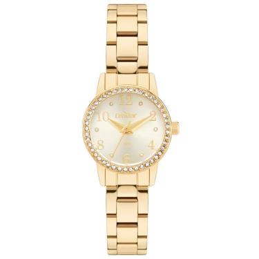 Imagem de Relógio Condor Feminino Ref: Co2035Ncu/4X Casual Dourado