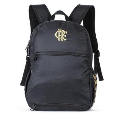 Imagem de Mochila Esportiva Xeryus Flamengo Porta-Bola 14004 Preto - Único-Unissex