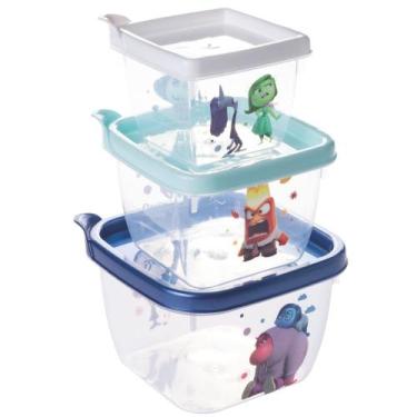 Imagem de Conjunto de pote quadrado Conect Divertidamente Plasutil ref. 17735