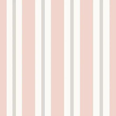 Imagem de Papel De Parede Revoada Listrado Rosa E Cinza 4459