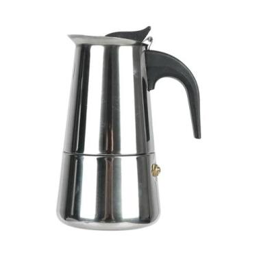 Imagem de Cafeteira Moka De Aço Inoxidável Para Espresso E Latte, 2/4/6/9 Xícara