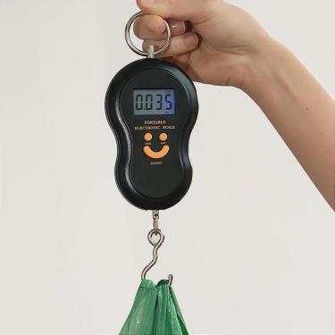 Imagem de Balança Digital Gancho Portatil Viagem Mala Bagagem Sacola