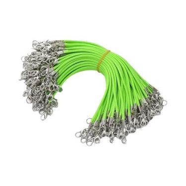 Imagem de Cordão Trançado De Couro PU De 2mm Com Fecho De Lagosta Em Liga De Alu